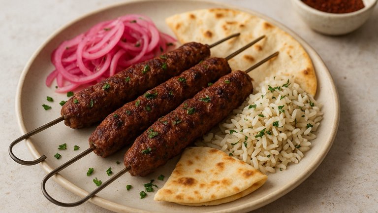 Adana-Style Lamb Kebabs