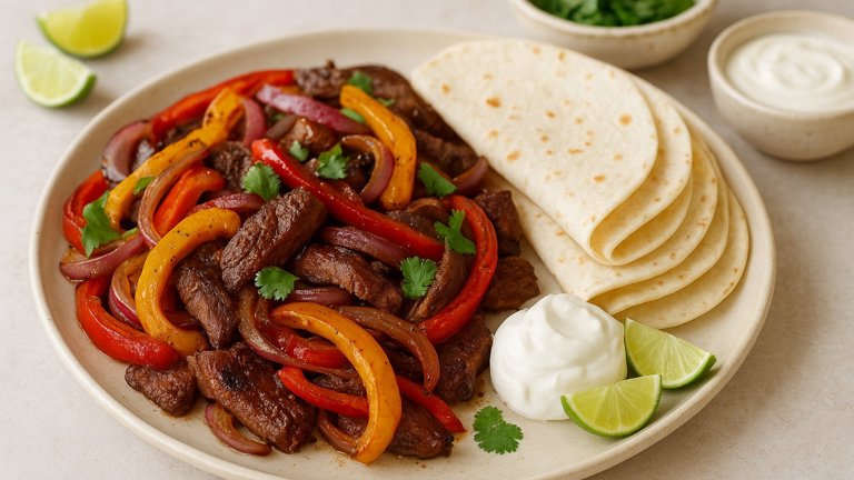 Air-Fried Steak Fajitas