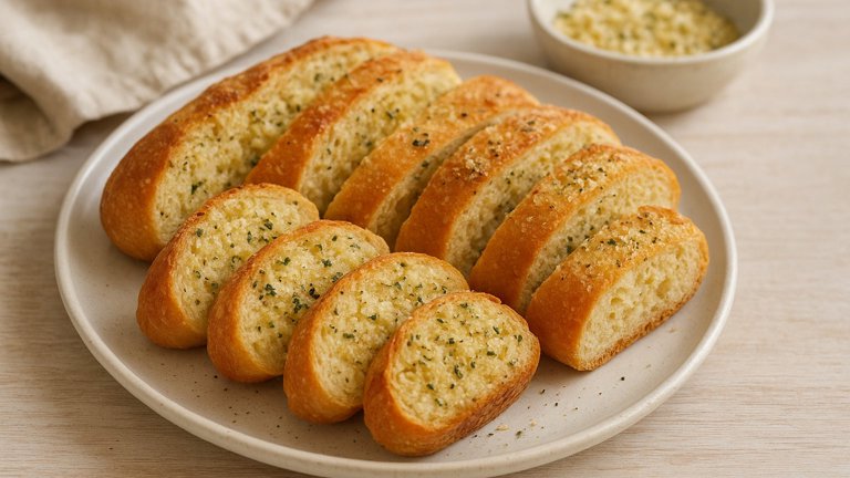 ANYTIME SOURDOUGH GARLIC BREAD