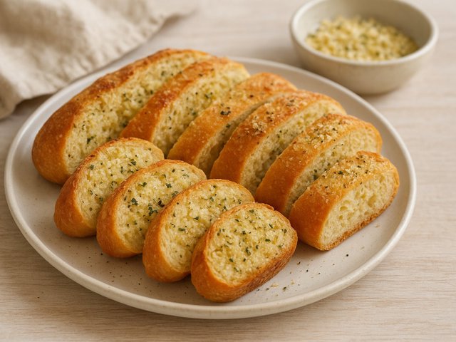 ANYTIME SOURDOUGH GARLIC BREAD
