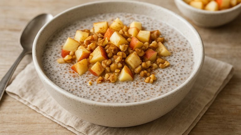 Apple Cinnamon Chia Breakfast Pudding