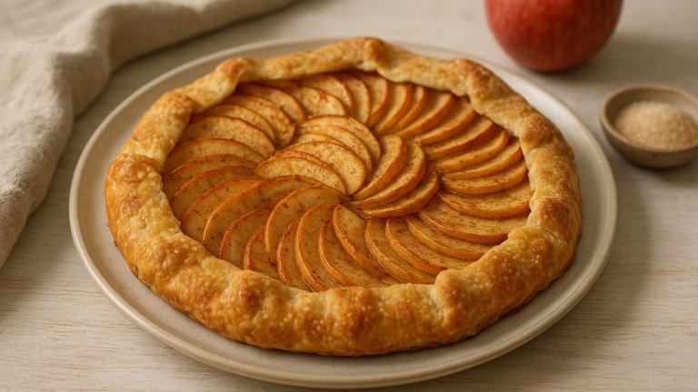 Apple Galette Or Crostata