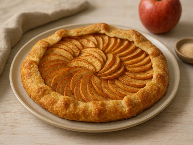 Apple Galette Or Crostata