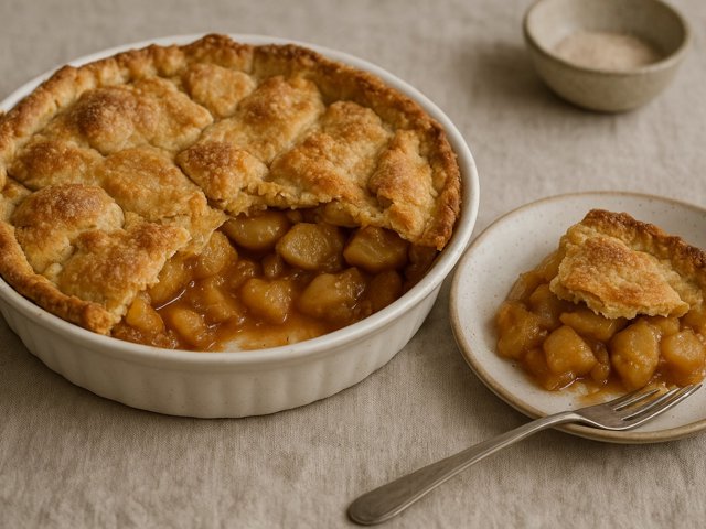 Apple OR PEAR Pandowdy