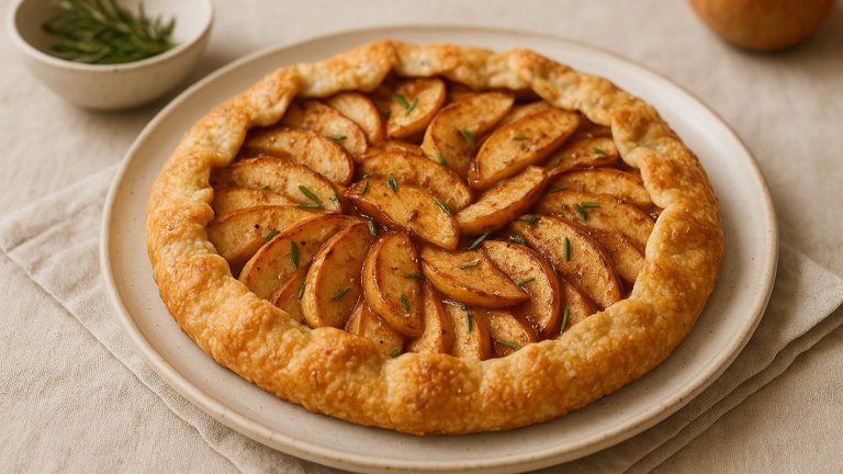 APPLE ROSEMARY GALETTE