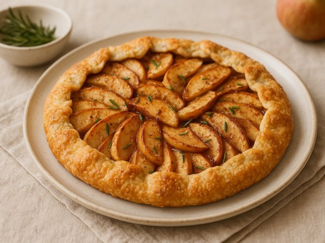 Apple Rosemary Galette