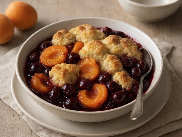 Apricot-Cherry Slump