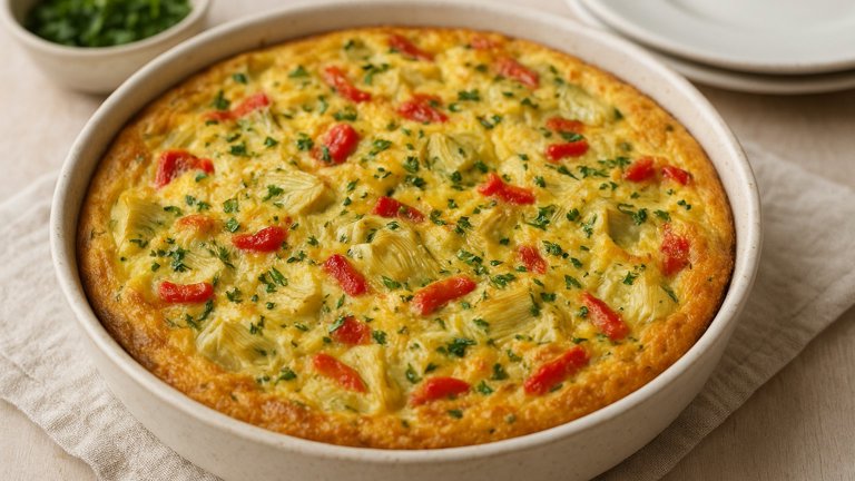 Artichoke Frittata FOR A Crowd