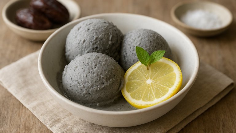 Ash-Lemon Ice Cream