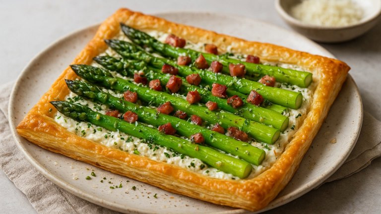 Asparagus Pastry TART