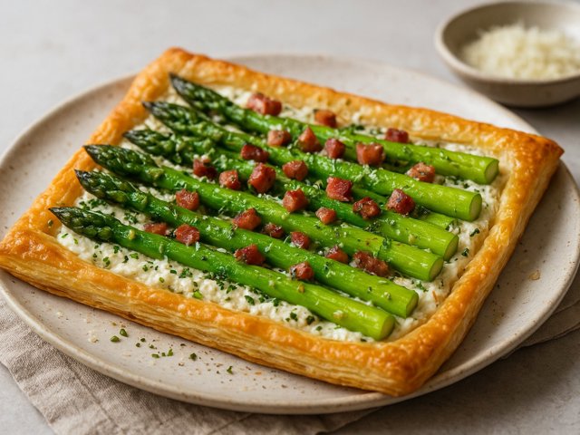 Asparagus Pastry TART