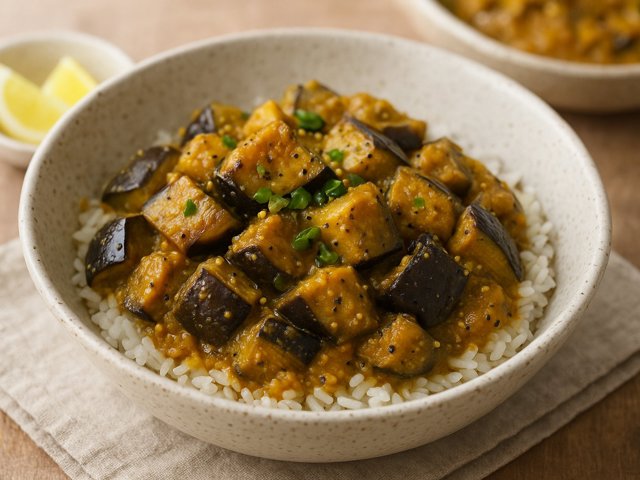 Aubergine & White Poppy Seed Curry