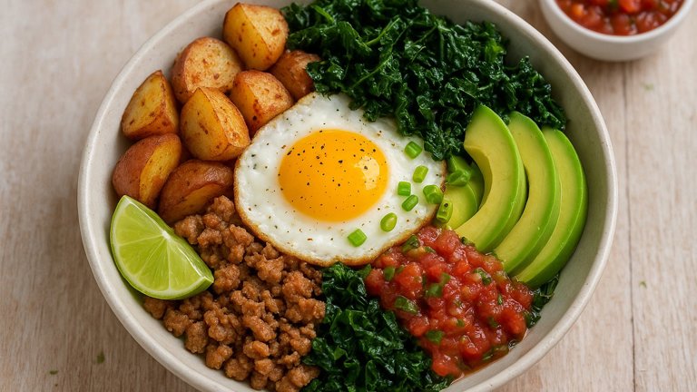Avocado & Bacon Breakfast Bowl