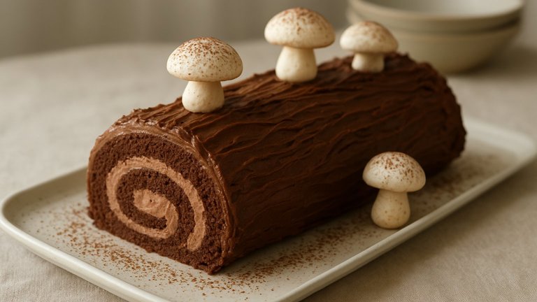Bûche De Noël (Yule Log Cake)