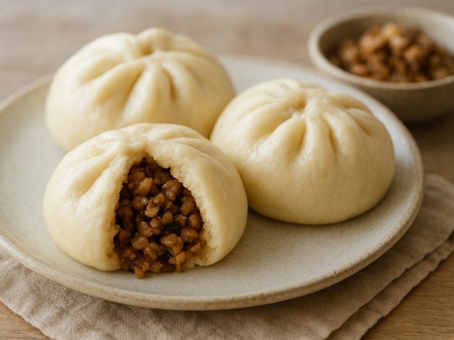 Bāo (Chinese Steamed Buns)