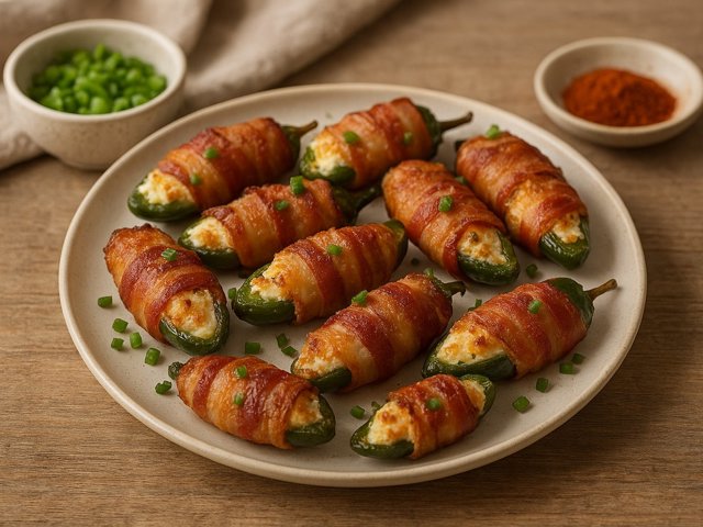 Bacon-Jalapeño Poppers