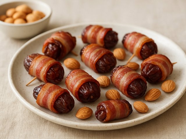 Bacon-Wrapped Dates