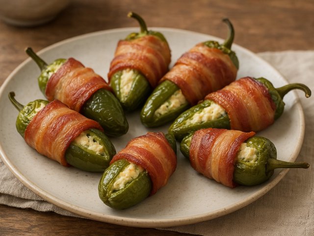 Bacon-Wrapped Stuffed Jalapeños