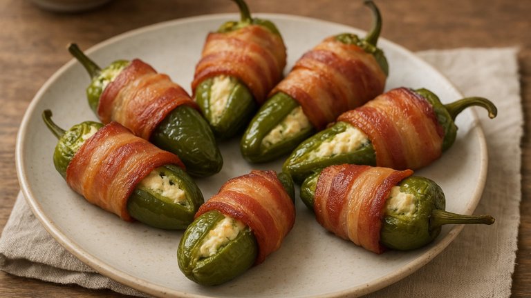 Bacon-Wrapped Stuffed Jalapeños