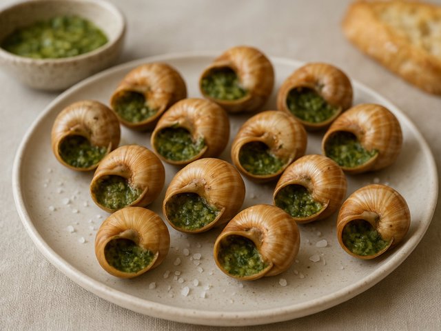 Baked Buttered Snails