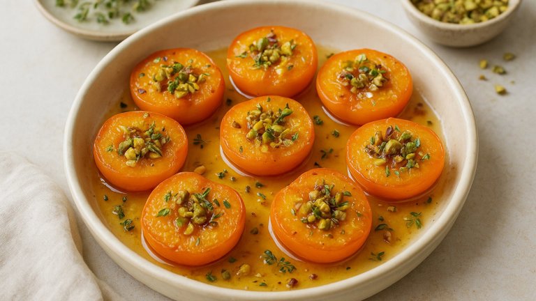 Baked Honeyed Apricots