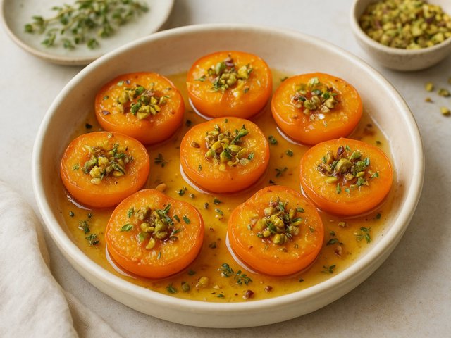 Baked Honeyed Apricots