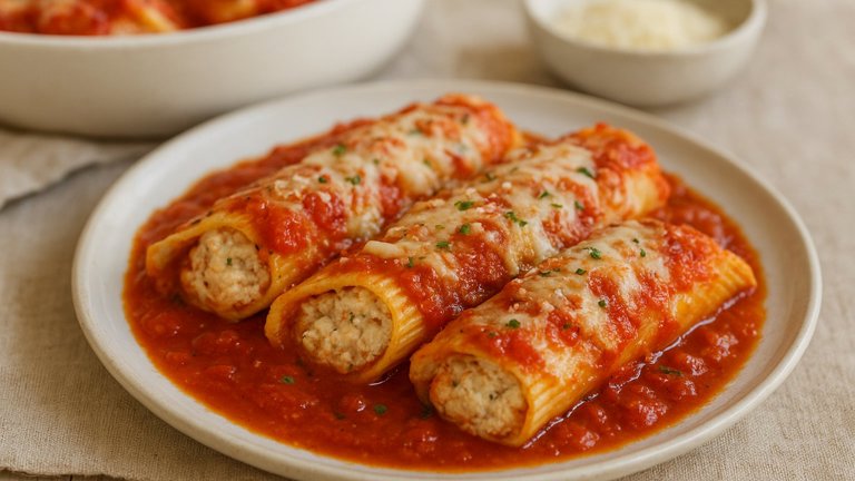 Baked Manicotti Or Shells