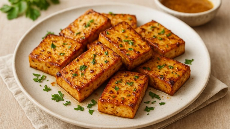 Baked Marinated Tofu