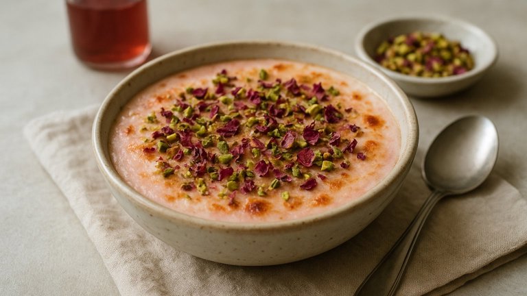 Baked Rose Yogurt