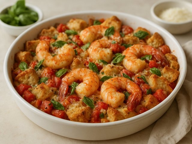 Baked Shrimp Parmesan