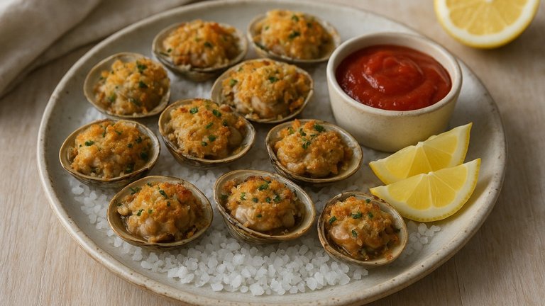 Baked Soft-Shell Clams