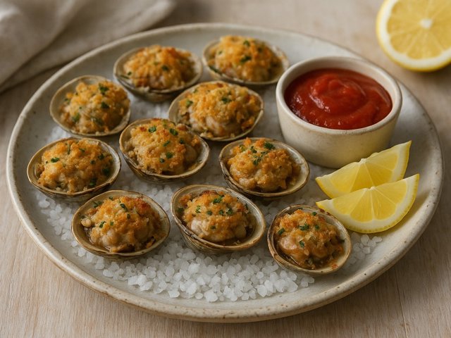 Baked Soft-Shell Clams