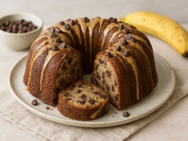 Banana Bread Bundt CAKE