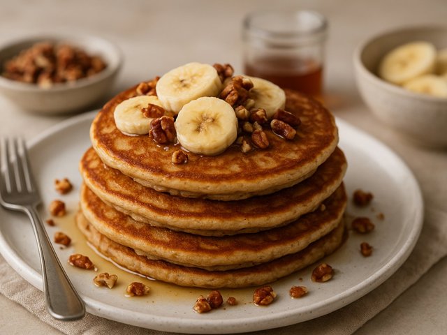 Banana Nut Pancakes