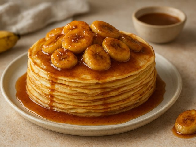 Bananas Foster Crepe CAKE