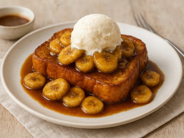 Bananas Foster French Toast