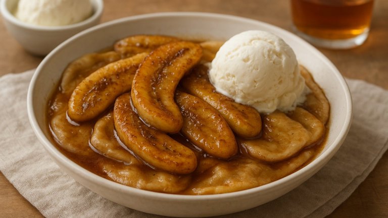 Bananas Foster Vegetarian