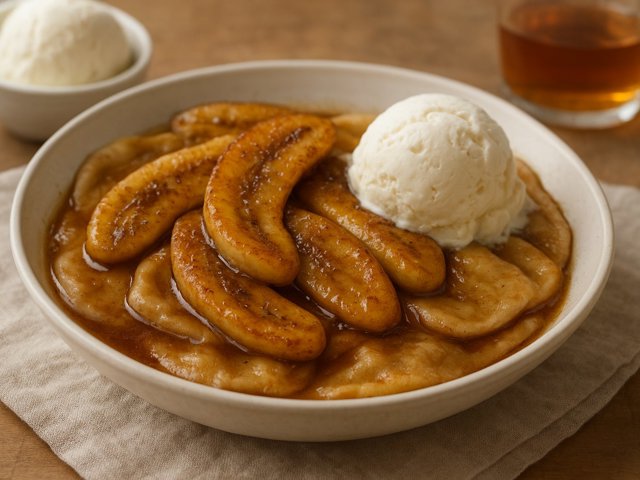 Bananas Foster Vegetarian