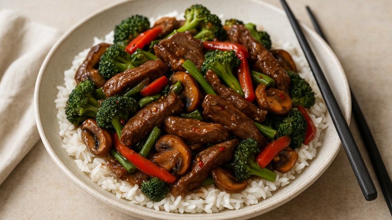 Beef And Broccoli Stir-Fry