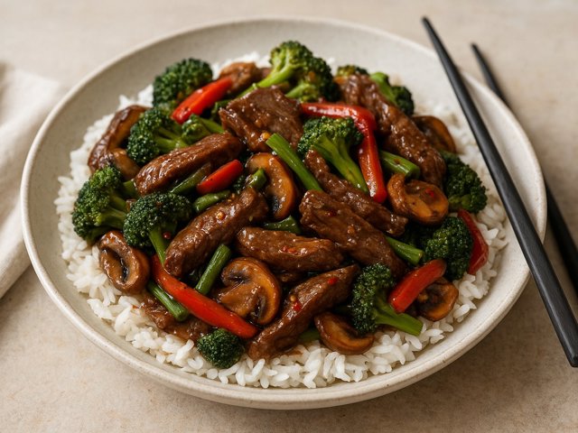 Beef And Broccoli Stir-Fry