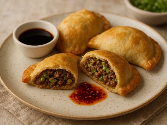 Beef And Celery Hearts Meat Pies
