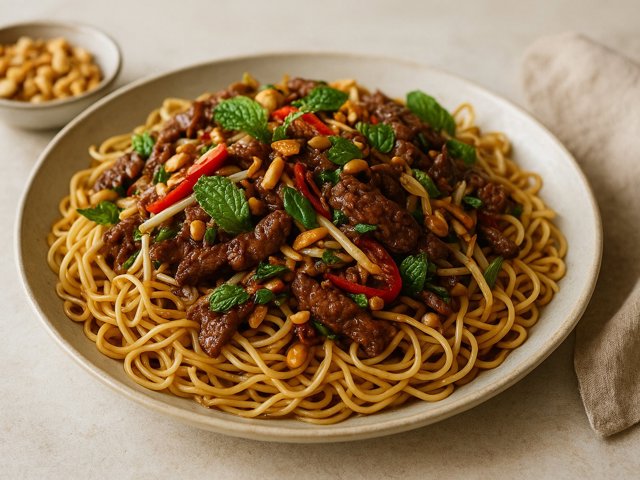 Beef Chilli & Mint Stir-Fry