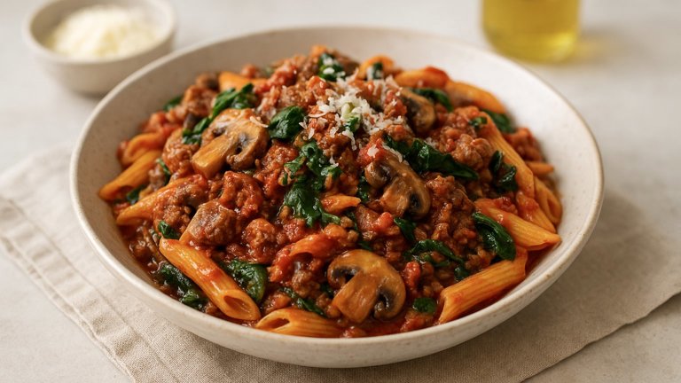 Beef Power Pasta