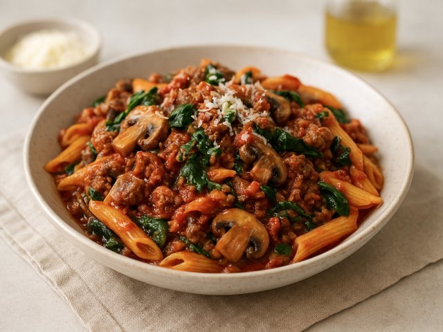 Beef Power Pasta