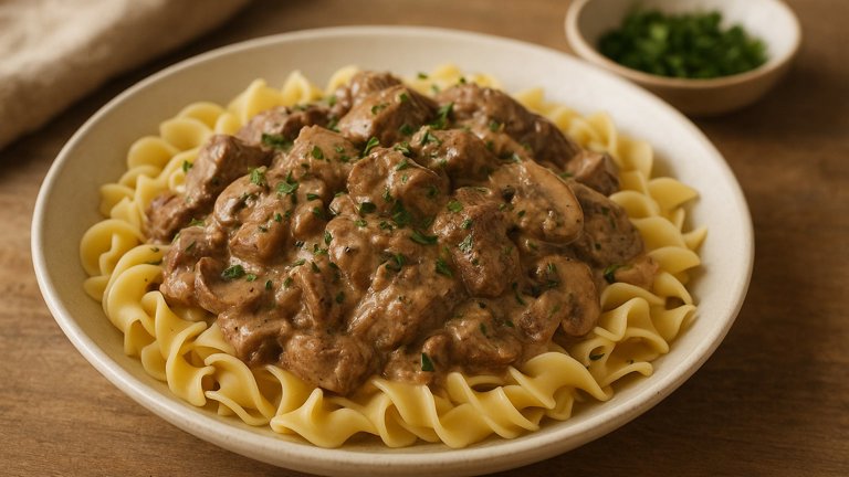 Beef Stroganoff