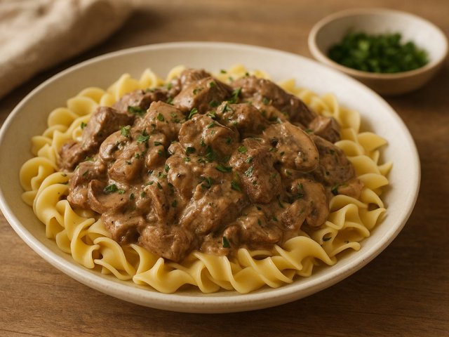 Beef Stroganoff