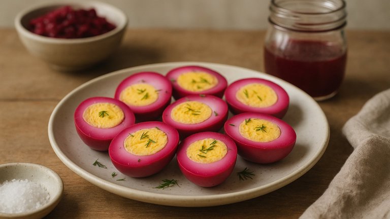 Beet-Pickled Eggs