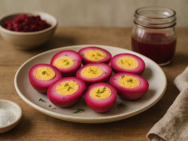 Beet-Pickled Eggs