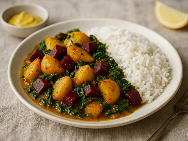 Beetroot And Back-Of-The-Fridge Curry