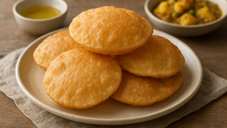 Bengali Plain Flour Puris
